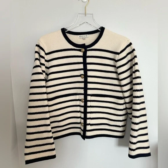 Moon River Sweaters Moon River Striped Cardigan Poshmark